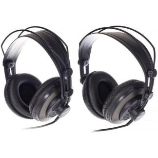 Samson SR850 - Semi-Open Studio Headphones, 2-Pack (SR-850/SR 850)