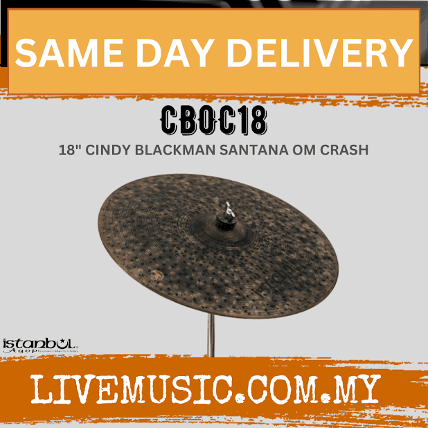 Istanbul Agop CBOC18 18" Cindy Blackman Santana OM Crash Cymbal ( CBOC-18 / CBOC 18 )