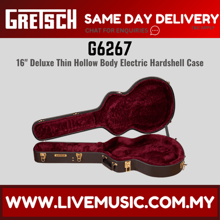Gretsch G6267 16inch Thin Hollow Body Electric Guitar Hard-shell Case