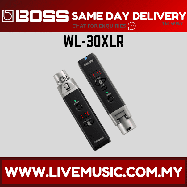 Boss WL-30XLR Digital Wireless System For Microphone ( WL30XLR / WL30 XLR )