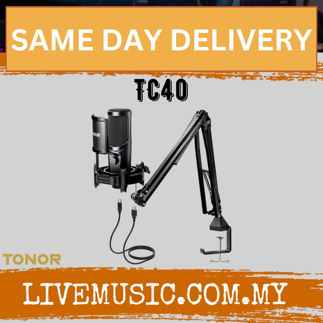 TONOR TC40 USB Microphone for Gaming, Streaming, Podcasting, YouTube Videos ( TC 40 / TC-40 / TC40-USB )