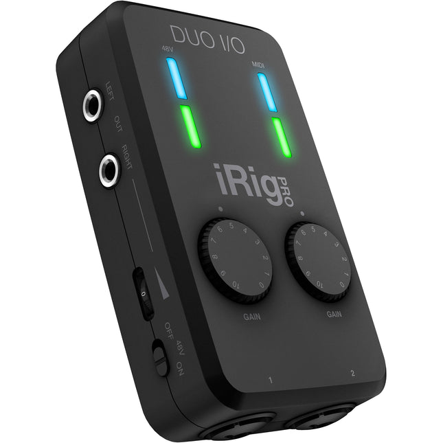IK Multimedia iRig Pro Duo I/O 2 channel Audio/Midi Interface for iOS, Android, Mac & PC
