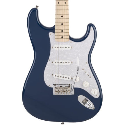 Fender Japan Hybrid II Stratocaster Electric Guitar, Maple Fretboard - Indigo Transparent