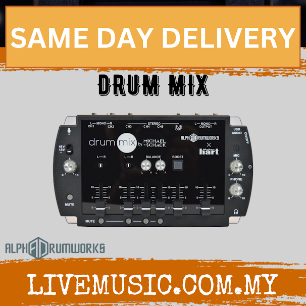 Alpha Drumworks Drum Mix / Personal Mixer with Audio Interface