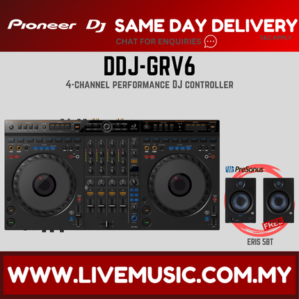 Pioneer DJ DDJ-GRV6 4-channel DJ Controller with Groove Circuit ( DDJ GRV6 DDJGRV6 )