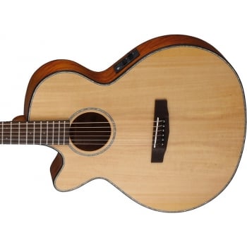 Cort SFX-ME LH Left-Handed Acoustic-Electric Guitar Laurel Fretboard with Gig Bag - Natural Satin (SFX-ME-LH/SFXMELH)