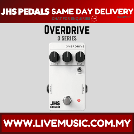 JHS 3 Series Overdrive Guitar Effects Pedal
