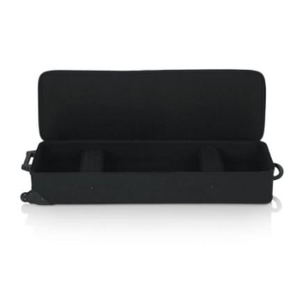Gator GK-61-SLIM Rigid EPS Foam Lightweight Case w/ Wheels for Slim 61 Note Keyboards (GK61SLIM/GK 61 SLIM)