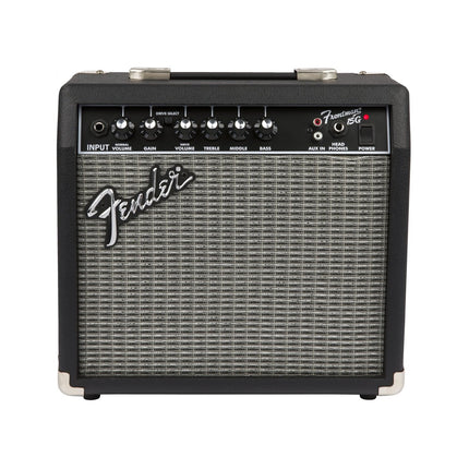 Squier Affinity Series HSS Stratocaster Guitar Pack with Frontman 15G , Laurel Fretboard - Charcoal Frost Metallic