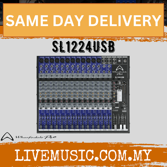 Wharfedale Pro SL-1224 USB Mixer (SL1224USB/SL 1224USB)