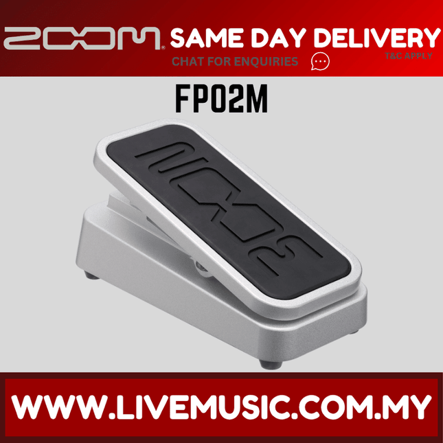 Zoom FP02M Expression Pedal for Guitar & Bass Effects ( FP-02M / FP 02M )