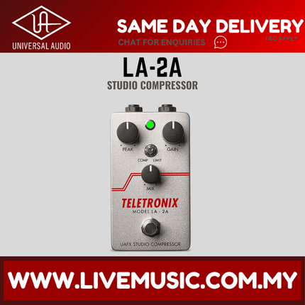 Universal Audio Teletronix LA-2A Studio Compressor Pedal