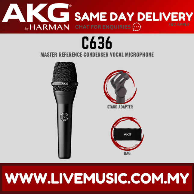 AKG C 636 Master Reference Condenser Vocal Microphone (C636)