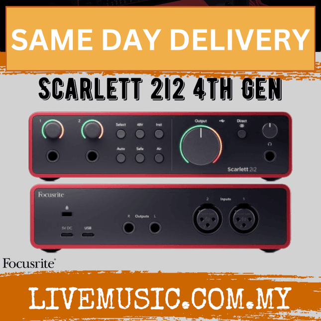 Focusrite Scarlett 2i2 (4th Generation)