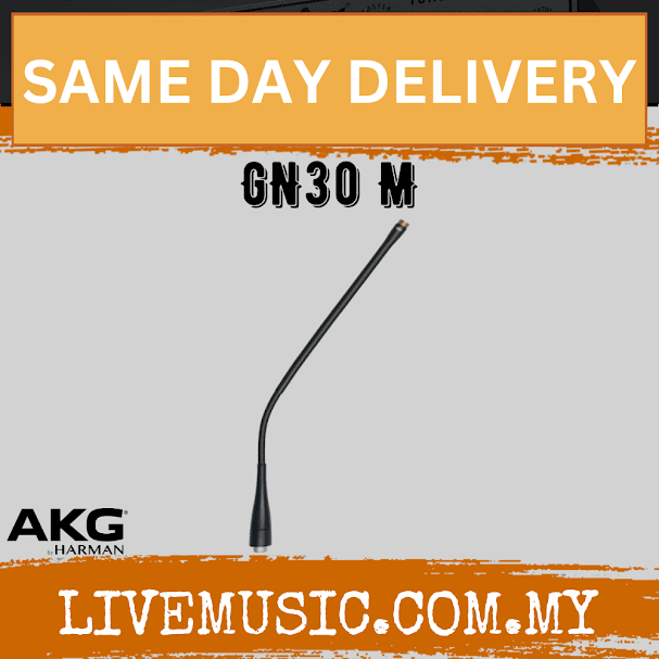 AKG GN30 M Reference Modular Gooseneck Microphone, 30cm (GN-30M / GN 30 M)