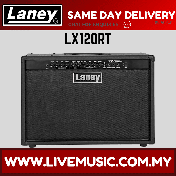 Laney LX120RT 120 watts RMS 2 x 12" HH Driver Combo Amplifier (LX-120RT/LX120)