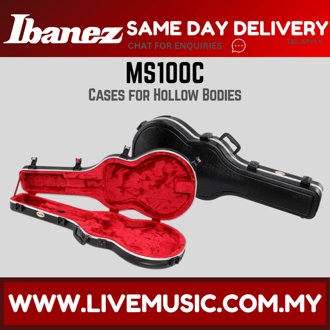 Ibanez MS100C Abs Hardshell Case for Hollow Body