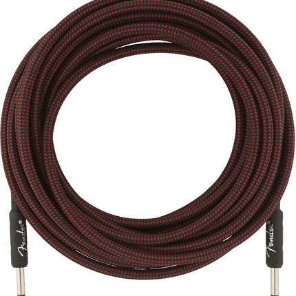 Fender Professional Series Instrument Cable, 25ft - Red Tweed