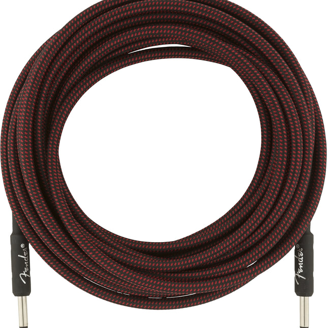 Fender Professional Series Instrument Cable, 25ft - Red Tweed