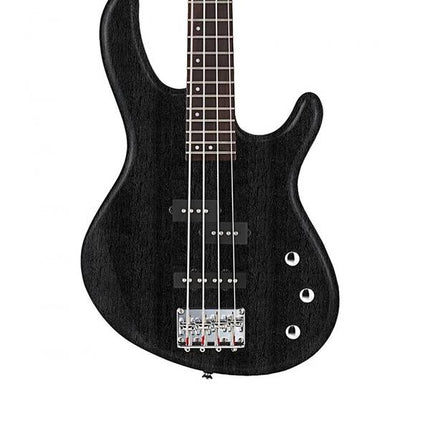 Cort Action PJ Electric Bass Guitar Jatoba Fretboard with Bag - Open Pore Black (ActionPJ/Action-PJ)
