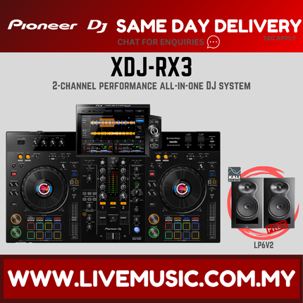 Pioneer DJ XDJ-RX3 2-channel Performance All-In-One DJ System With Monitor Speaker And Case (XDJ RX3/XDJRX3)