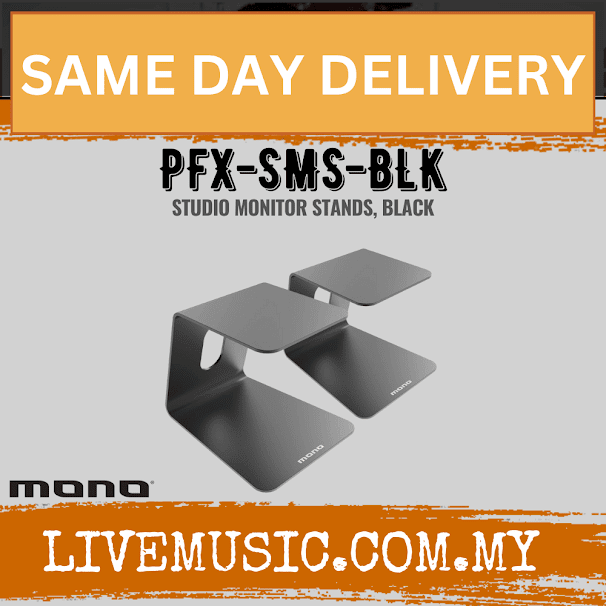 MONO Studio Monitor Stands - Black (PFX-SMS-BLK)