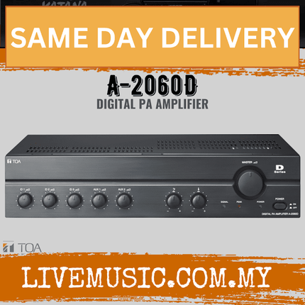 TOA A-2060D Digital Mixer Power Amplifier ( A 2060D / A2060D )