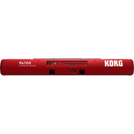Korg Pa700 - 61 key Arranger Workstation with Free Adapter - Red (Pa-700)