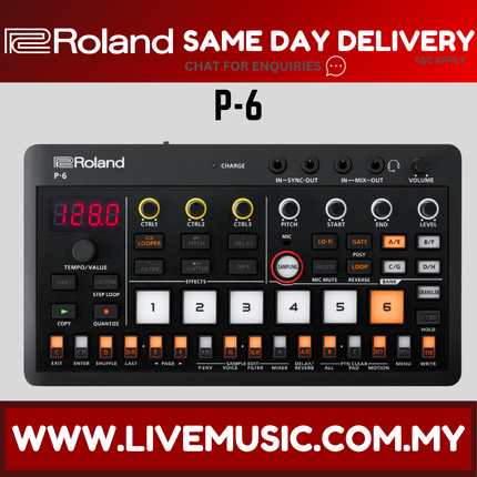 Roland Aira Compact P-6 Creative Sampler ( P6 P 6 )