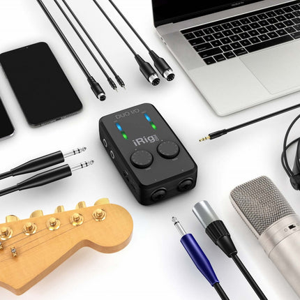 IK Multimedia iRig Pro Duo I/O 2 channel Audio/Midi Interface for iOS, Android, Mac & PC