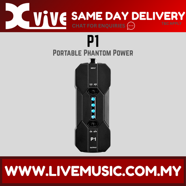 Xvive P1 Portable Phantom Power Supply ( P-1 / P 1 )