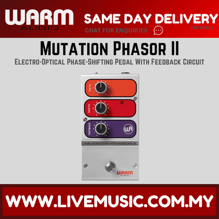 Warm Audio WA-MPH Mutation Phasor II Phase Pedal — ( WA-MPH WAMPH )