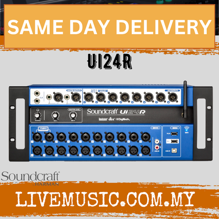 Soundcraft Ui24R Remote-controlled Digital Mixer (Ui 24R / Ui-24r )