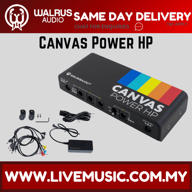 Walrus Audio Canvas HP Pedal Power Supply,UK