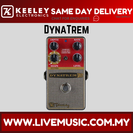 Keeley Dynatrem Dynamic Tremolo Guitar Effects Pedal