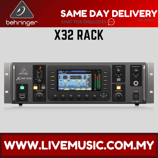 Behringer X32 RACK 40-channel Rackmount Digital Mixer ( X32RACK / X-32 / X 32 )