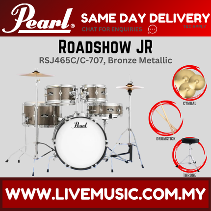 Pearl RSJ465C/C Roadshow Junior 5pcs with Cymbal and Hardware ( RSJ465C-C )