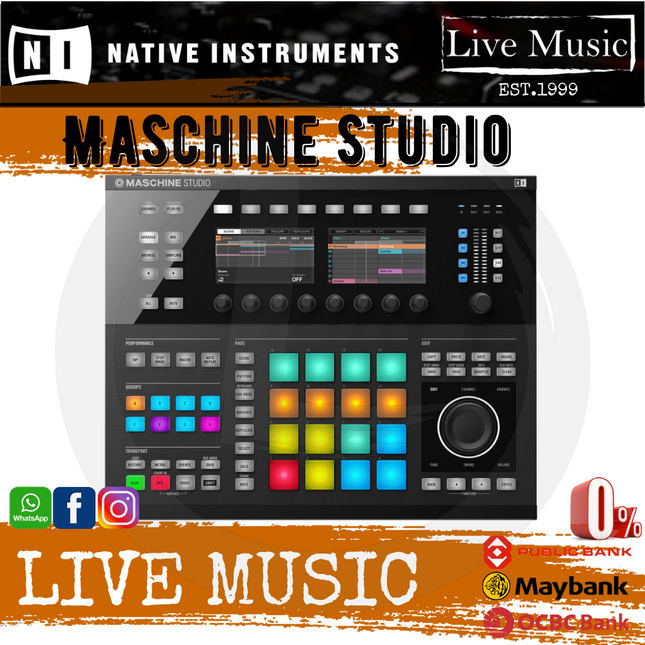 Native Instruments Maschine Studio Groove Production - Black