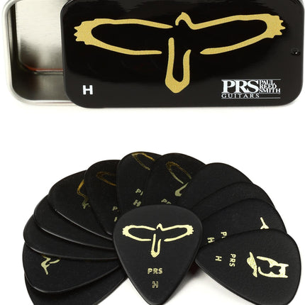 PRS Gold Birds Assorted Heavy Guitar Picks w/Tin - 12-Pack
