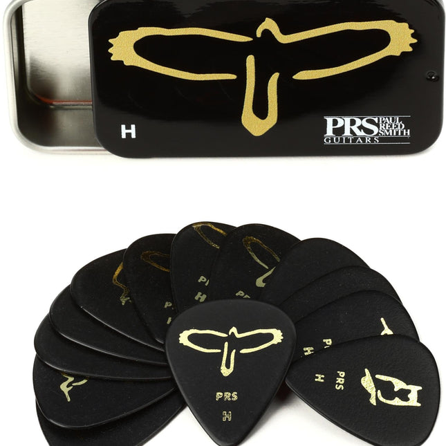 PRS Gold Birds Assorted Heavy Guitar Picks w/Tin - 12-Pack