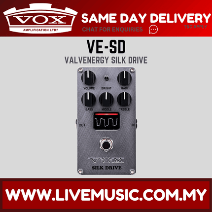 Vox VE-SD Valvenergy Silk Drive Pedal (VESD/VE SD)