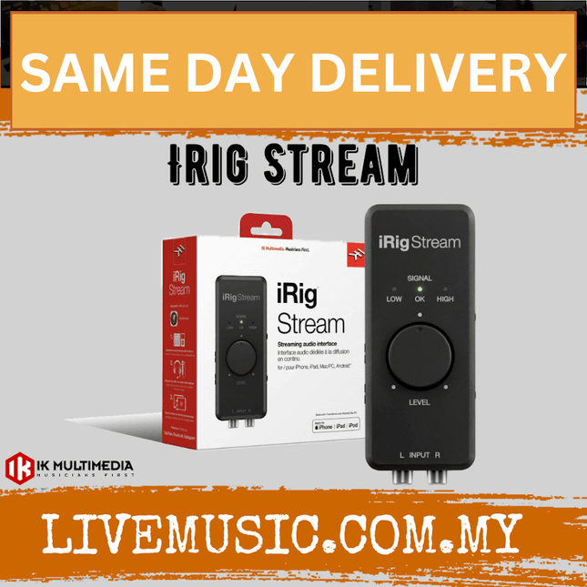 IK Multimedia iRig Stream Stereo Audio Interface