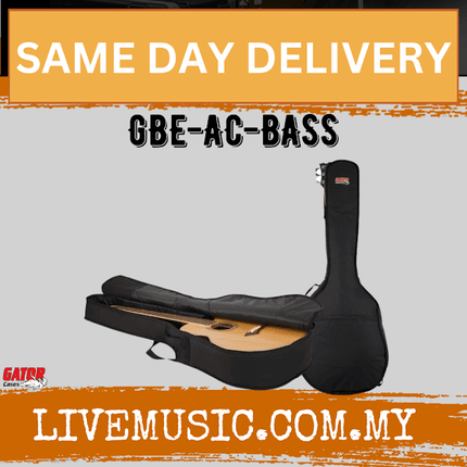 Gator GBE-AC-BASS Economy Style Acoustic Bass Guitar Gig Bag (GBEACBASS)
