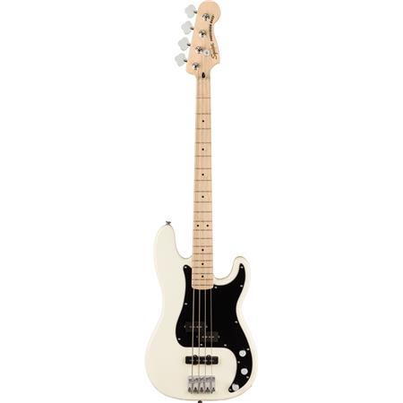 Squier Affinity Series Precision PJ Bass Guitar, Maple Fretboard - Olympic White