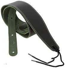 Fender Broken-in Leather Guitar Strap - Green