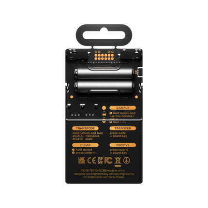 Teenage Engineering PO-35 Speak Pocket Vocal Synthesizer with Real-Time Voice Sampling ( PO35 PO 35 )