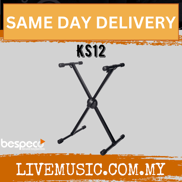 Bespeco KS12 Professional Keyboard Stand ( KS-12 / KS 12 )