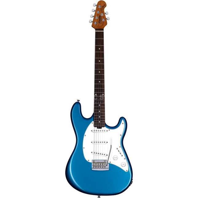 Sterling Cutlass CT50SSS Electric Guitar, Roasted Maple Fretboard - Toluca Lake Blue (CT50-SSS/CT50SSS-TLB)