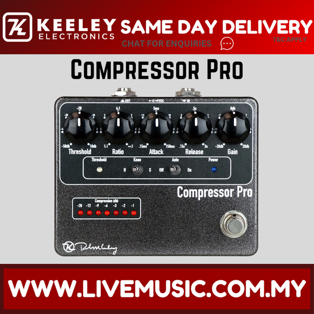 Keeley Compressor Pro Guitar Effects Pedal