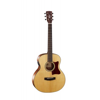 Cort Little CJ Walnut Acoustic-Electric Guitar with Bag - Natural Open Pore (LittleCJ/Little-CJ)